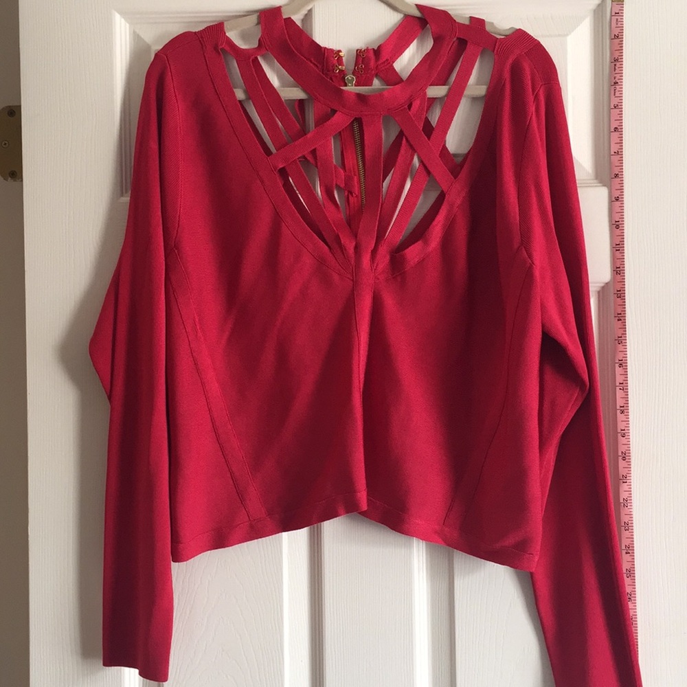 Crisscross crop top